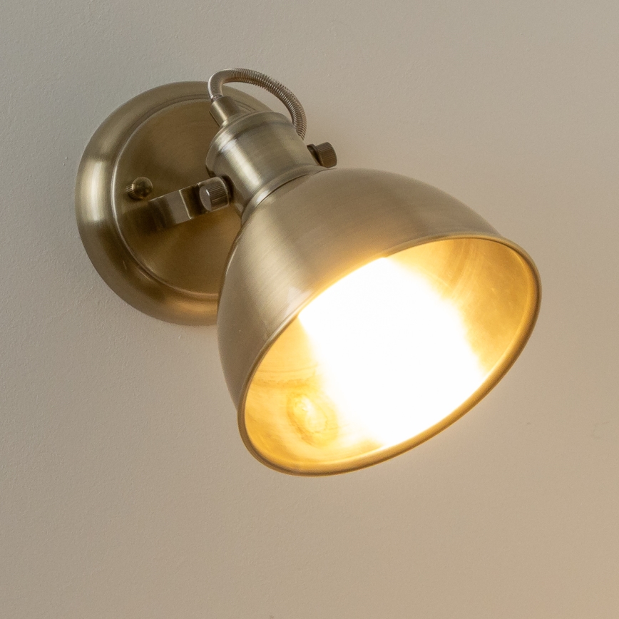 Brilagi - Wandspot TECHNO 1xE27/60W/230V brons