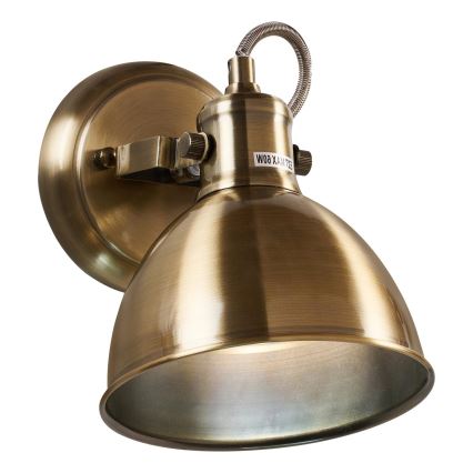Brilagi - Wandspot TECHNO 1xE27/60W/230V brons