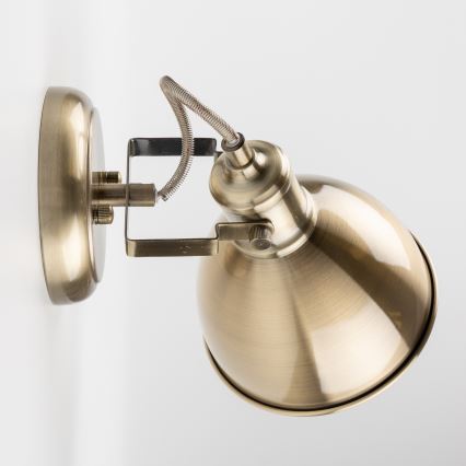 Brilagi - Wandspot TECHNO 1xE27/60W/230V brons