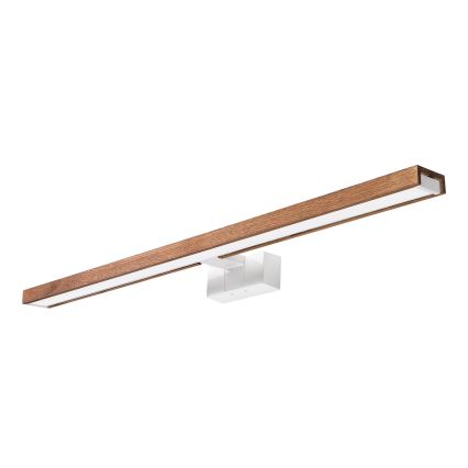 Brilagi - LED-badkamerverlichting voor spiegel WOODY MIRROR 3-in-1 LED/15W/230V 80 cm IP44 wit/eiken-kers