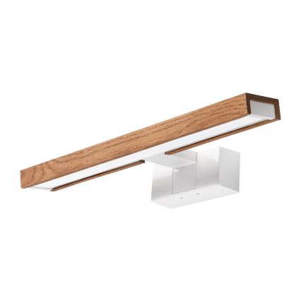 Brilagi - LED badkamerspiegelverlichting 3-in-1 WOODY MIRROR LED/8W/230V 40 cm IP44 wit/eik kers