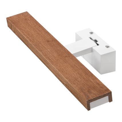 Brilagi - LED badkamerspiegelverlichting 3-in-1 WOODY MIRROR LED/8W/230V 40 cm IP44 wit/eik kers