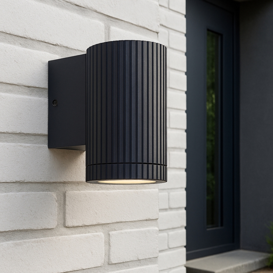 Brilliant - Applique murale extérieure KEOLA 1xGU10/10W/230V IP44 noir