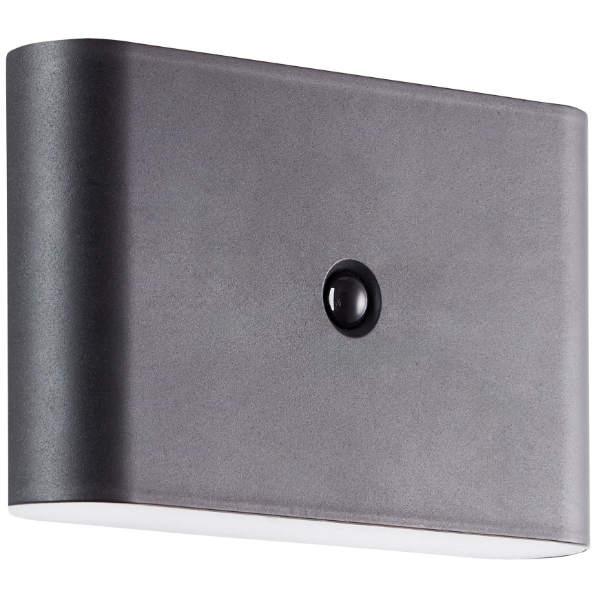Brilliant - Applique murale extérieure rechargeable avec détecteur XINO LED/3W/5V 3600 mAh IP44 noir