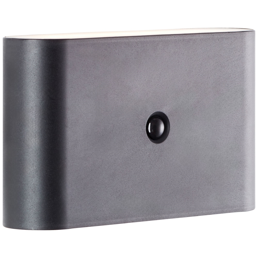Brilliant - Applique murale extérieure rechargeable avec détecteur XINO LED/3W/5V 3600 mAh IP44 noir