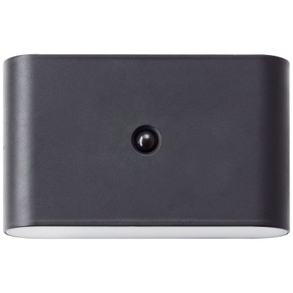 Brilliant - Applique murale extérieure rechargeable avec détecteur XINO LED/3W/5V 3600 mAh IP44 noir