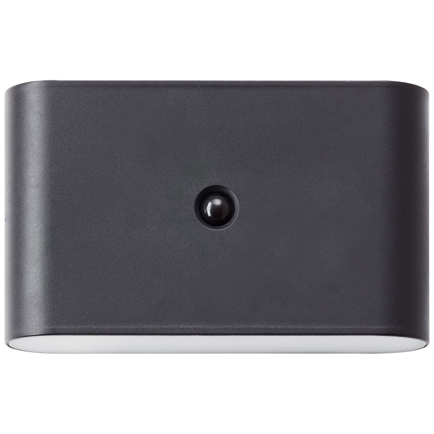 Brilliant - Applique murale extérieure rechargeable avec détecteur XINO LED/3W/5V 3600 mAh IP44 noir