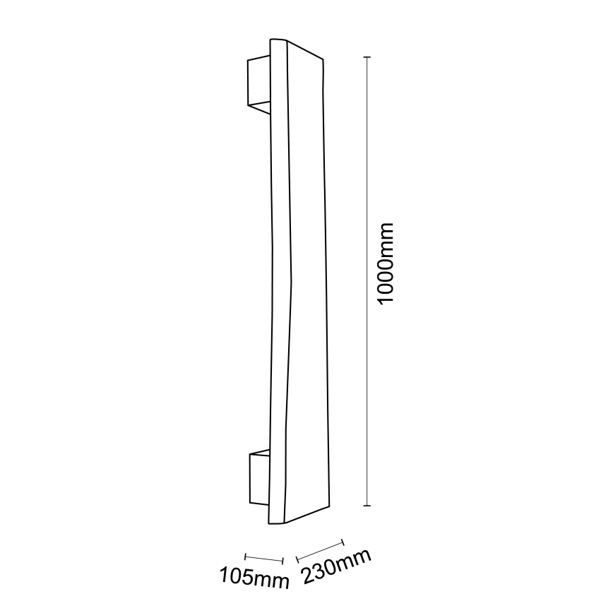 Brilliant - Applique murale FEINGOLD LED/8,5W/230V pin - FSC certifié