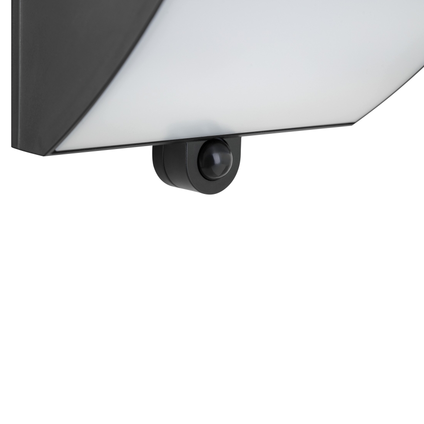 Brilliant - Applique murale solaire LED avec capteur SIERRA LED/6W/3,7V 2700/4000/6500K 2000 mAh IP54 noir