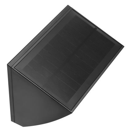 Brilliant - Applique murale solaire LED avec capteur SIERRA LED/6W/3,7V 2700/4000/6500K 2000 mAh IP54 noir