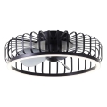Brilliant - CAPO dimbare LED plafondlamp met ventilator LED/36W/230V 2700-6500K Ø 48 cm zwart + afstandsbediening