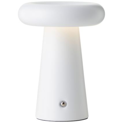 Brilliant - LED Dimbaar aanraken buitenshuis tafellamp MUFFIN LED/3W/5V USB 2600 mAh IP44 wit
