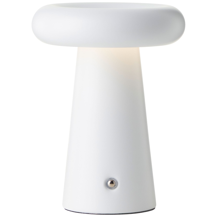 Brilliant - LED Dimbaar aanraken buitenshuis tafellamp MUFFIN LED/3W/5V USB 2600 mAh IP44 wit