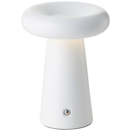 Brilliant - LED Dimbaar aanraken buitenshuis tafellamp MUFFIN LED/3W/5V USB 2600 mAh IP44 wit