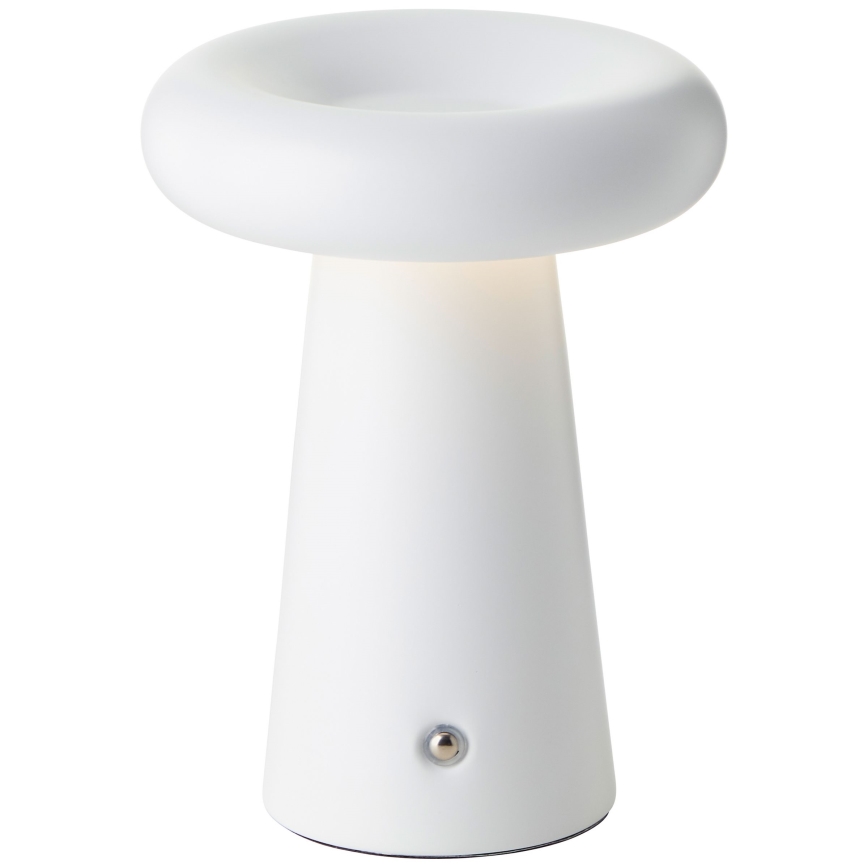 Brilliant - LED Dimbaar aanraken buitenshuis tafellamp MUFFIN LED/3W/5V USB 2600 mAh IP44 wit