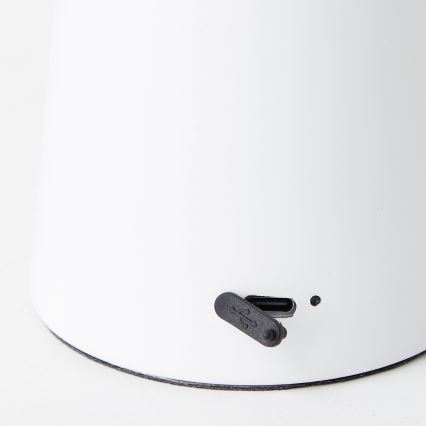 Brilliant - LED Dimbaar aanraken buitenshuis tafellamp MUFFIN LED/3W/5V USB 2600 mAh IP44 wit