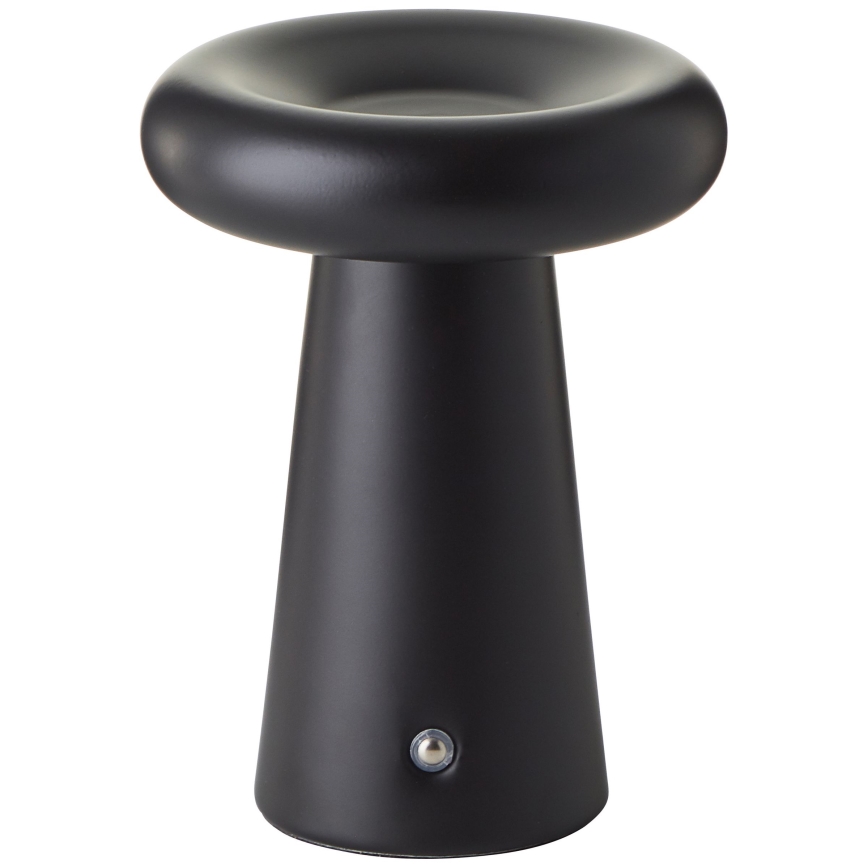 Brilliant - LED Dimbaar aanraken buitenshuis tafellamp MUFFIN LED/3W/5V USB 2600 mAh IP44 zwart