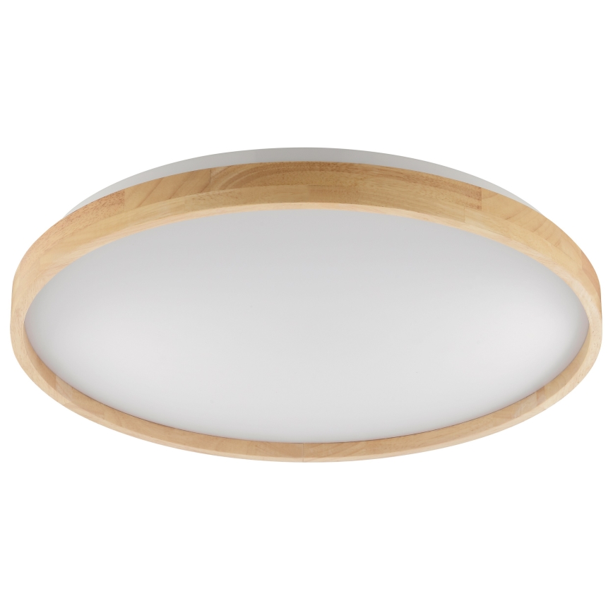 Brilliant - Dimbare LED-plafondlamp ALSON LED/17W/230V 3000-6500K Ø 49,5 cm rubberhout + afstandsbediening