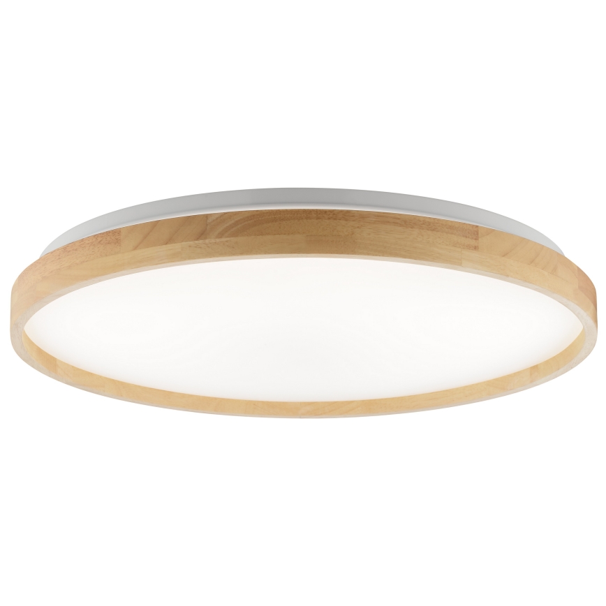 Brilliant - Dimbare LED-plafondlamp ALSON LED/17W/230V 3000-6500K Ø 49,5 cm rubberhout + afstandsbediening