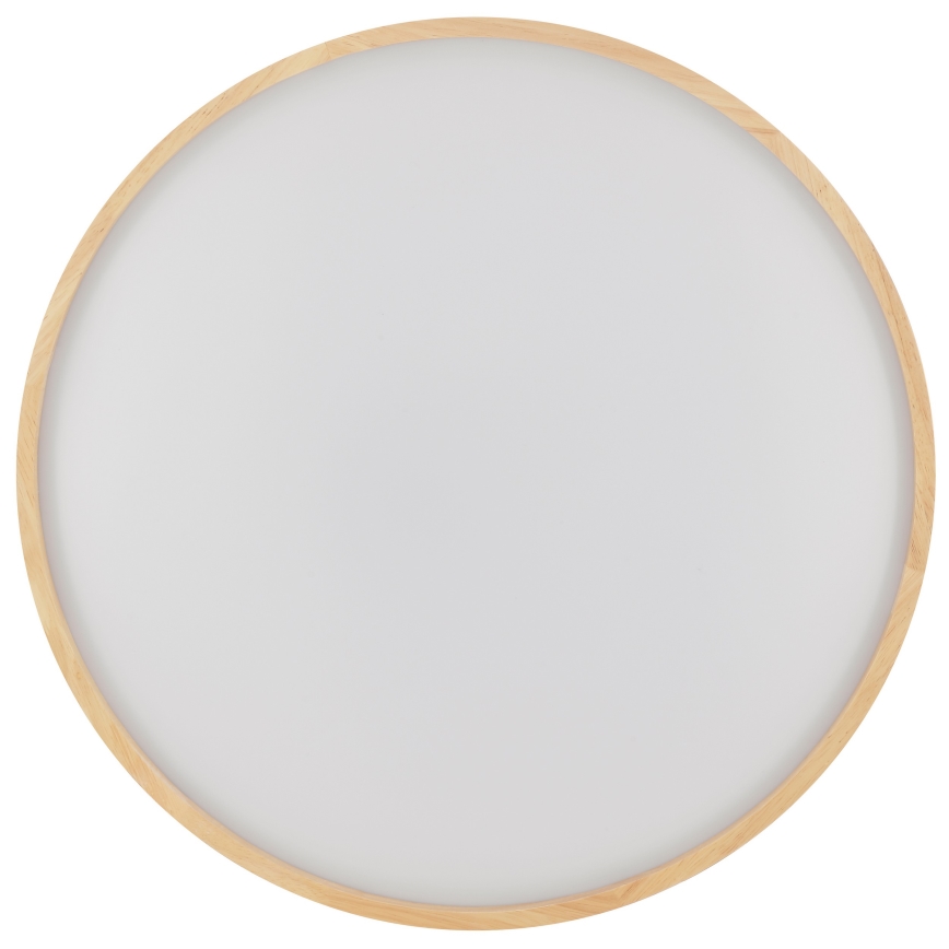 Brilliant - LED Dimbare plafondlamp ALSON LED/21W/230V 3000-6500K Ø 49,5 cm rubberhout + afstandsbediening