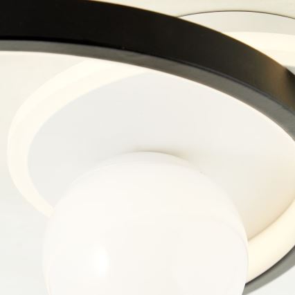 Brilliant - Dimbare LED Plafondlamp ATLANTA LED/24W/230V zwart/wit