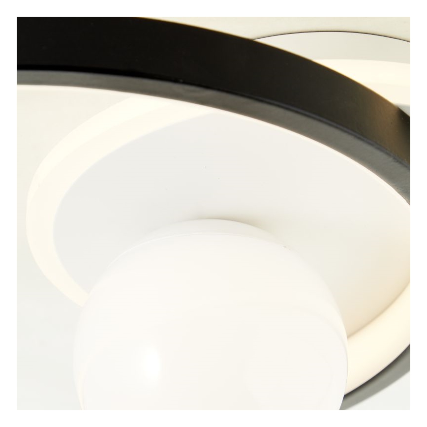 Brilliant - Dimbare LED Plafondlamp ATLANTA LED/24W/230V zwart/wit