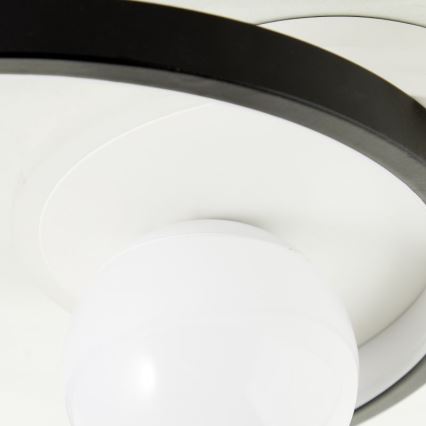 Brilliant - Dimbare LED Plafondlamp ATLANTA LED/24W/230V zwart/wit