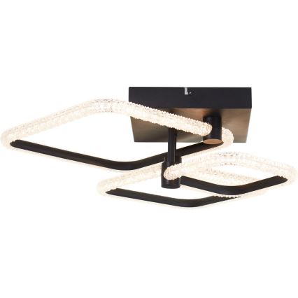 Brilliant - Dimbare LED Plafondlamp AYDIN LED/30W/230V 3000-6500K Zwart + Afstandsbediening