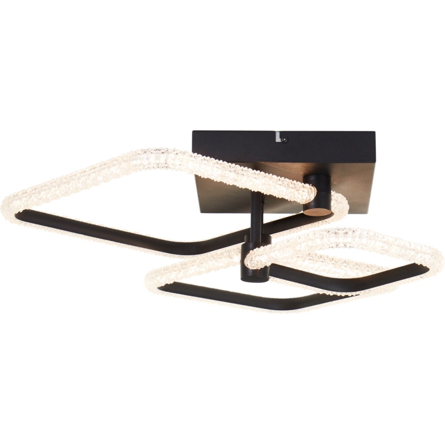 Brilliant - Dimbare LED Plafondlamp AYDIN LED/30W/230V 3000-6500K Zwart + Afstandsbediening