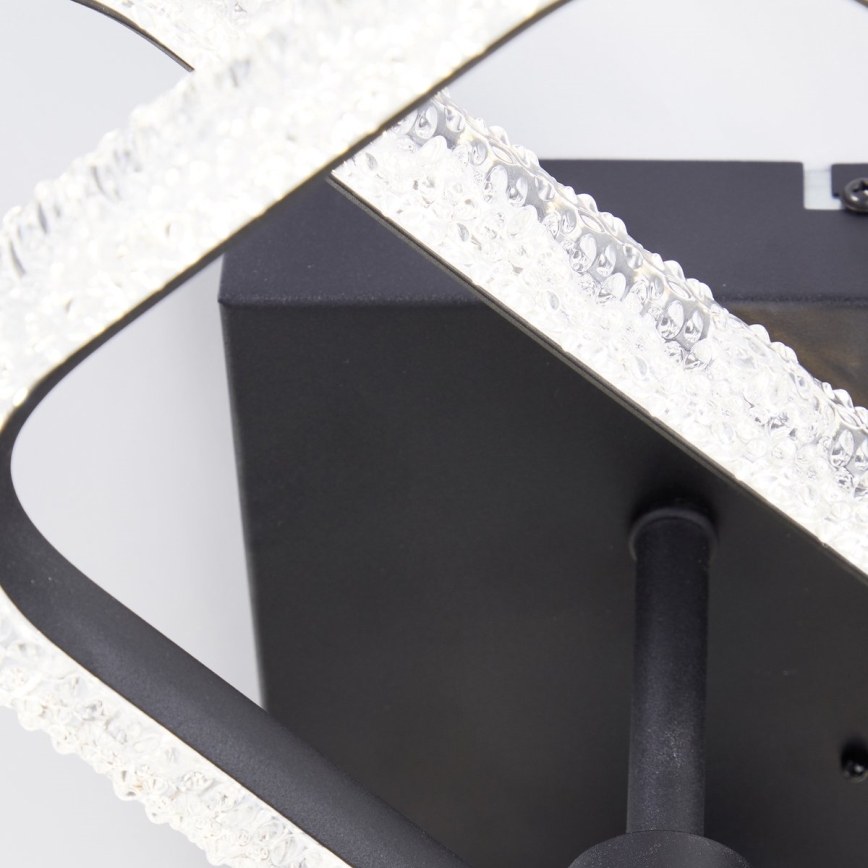 Brilliant - Dimbare LED Plafondlamp AYDIN LED/30W/230V 3000-6500K Zwart + Afstandsbediening