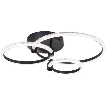 Brilliant - LED dimbare plafondlamp AYDIN LED/34W/230V 3000-6500K zwart + afstandsbediening