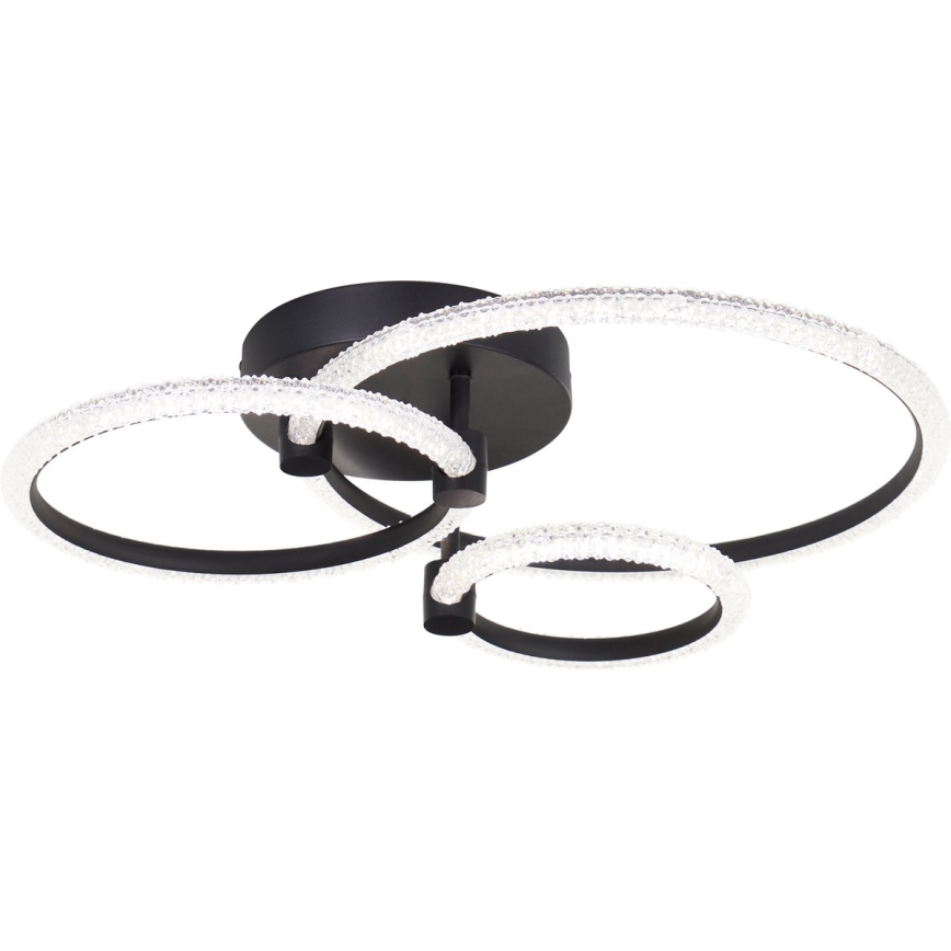 Brilliant - LED dimbare plafondlamp AYDIN LED/34W/230V 3000-6500K zwart + afstandsbediening