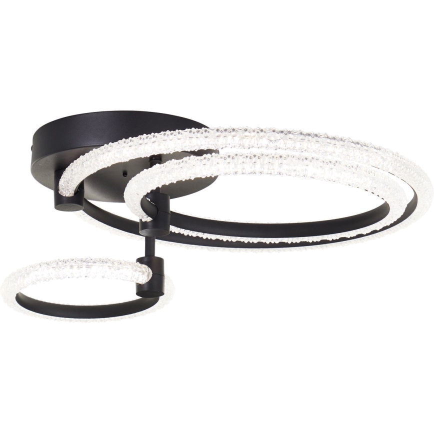 Brilliant - LED dimbare plafondlamp AYDIN LED/34W/230V 3000-6500K zwart + afstandsbediening