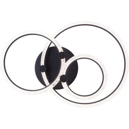 Brilliant - LED dimbare plafondlamp AYDIN LED/34W/230V 3000-6500K zwart + afstandsbediening