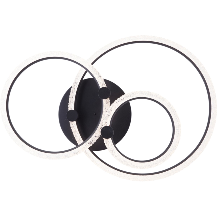 Brilliant - LED dimbare plafondlamp AYDIN LED/34W/230V 3000-6500K zwart + afstandsbediening