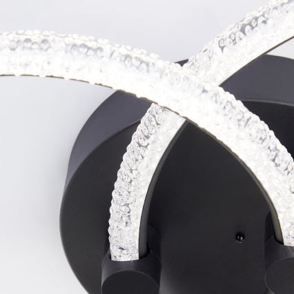 Brilliant - LED dimbare plafondlamp AYDIN LED/34W/230V 3000-6500K zwart + afstandsbediening