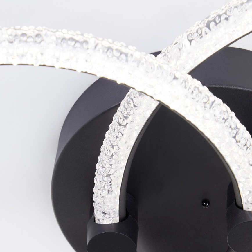 Brilliant - LED dimbare plafondlamp AYDIN LED/34W/230V 3000-6500K zwart + afstandsbediening