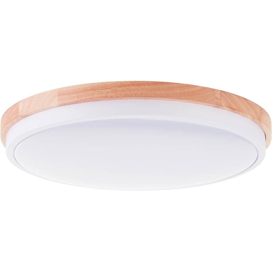 Brilliant - Dimbare LED Plafondlamp BAARLO LED/24W/230V diameter 35 cm wit/rubber vijg - FSC gecertificeerd