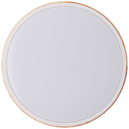 Brilliant - Dimbare LED Plafondlamp BAARLO LED/24W/230V diameter 35 cm wit/rubber vijg - FSC gecertificeerd