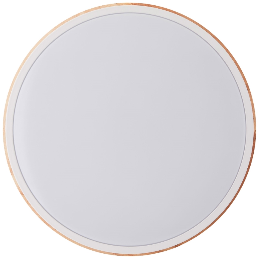 Brilliant - Dimbare LED Plafondlamp BAARLO LED/24W/230V diameter 35 cm wit/rubber vijg - FSC gecertificeerd