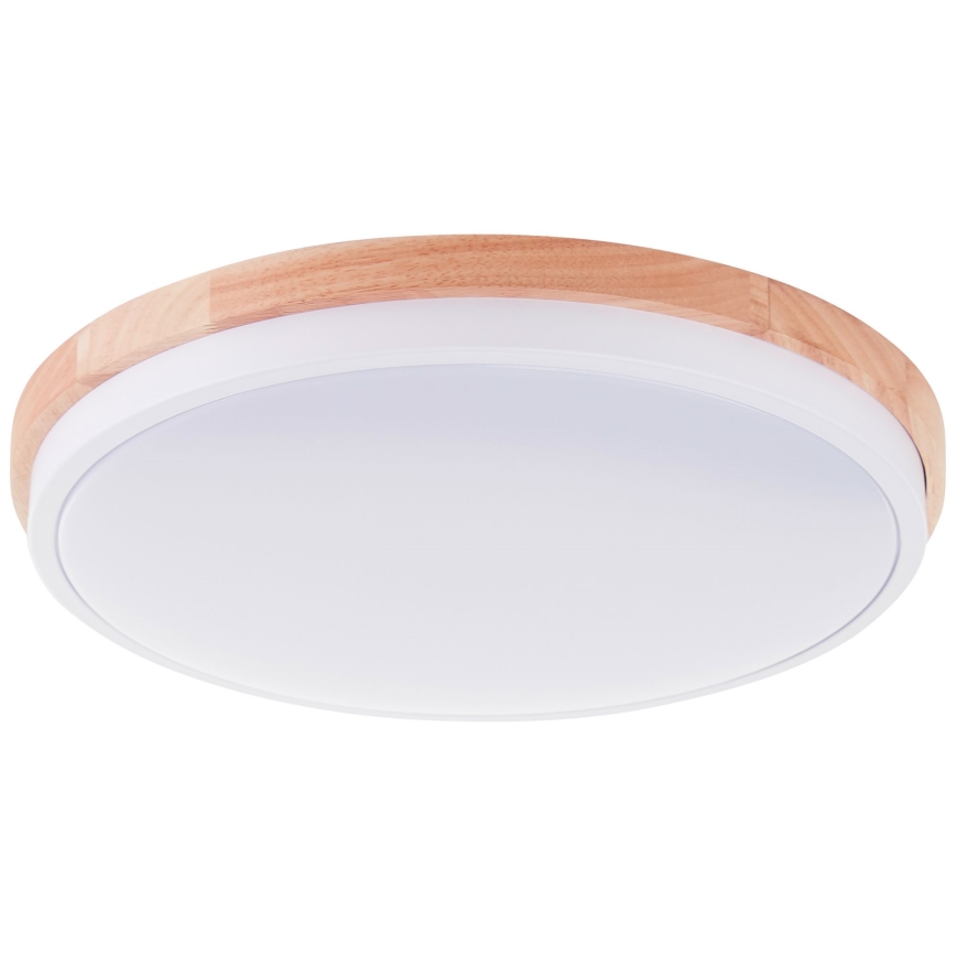 Brilliant - Dimbare LED Plafondlamp BAARLO LED/24W/230V diameter 35 cm wit/rubber vijg - FSC gecertificeerd