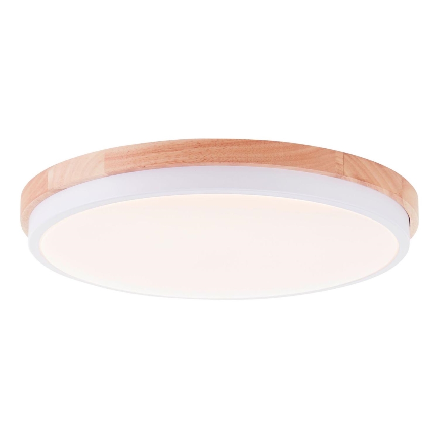 Brilliant - Dimbare LED plafondlamp BAARLO LED/24W/230V diameter 35 cm wit/rubber vijg