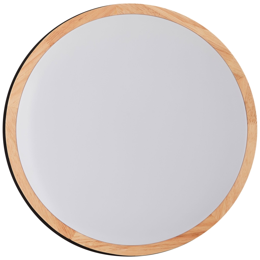 Brilliant - Dimbare LED plafondlamp BAARLO LED/24W/230V diameter 35 cm zwart/rubber vijg