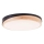 Brilliant - Dimbare LED plafondlamp BAARLO LED/24W/230V diameter 35 cm zwart/rubber vijg