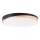 Brilliant - Dimbare LED Plafondlamp BAARLO LED/36W/230V 3000-6500K diameter 50 cm zwart/rubber vijg + afstandsbediening - FSC gecertificeerd