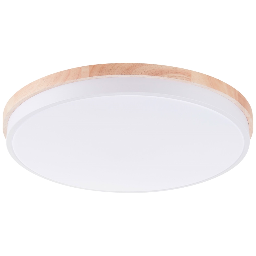 Brilliant - Dimbare LED plafondlamp BAARLO LED/36W/230V 3000-6500K diameter 50 cm wit/rubber vijg + afstandsbediening