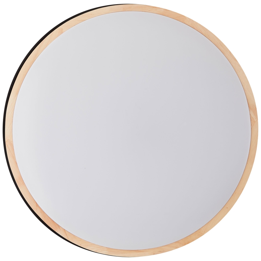 Brilliant - Dimbare LED Plafondlamp BAARLO LED/36W/230V 3000-6500K diameter 50 cm zwart/rubber vijg + afstandsbediening - FSC gecertificeerd