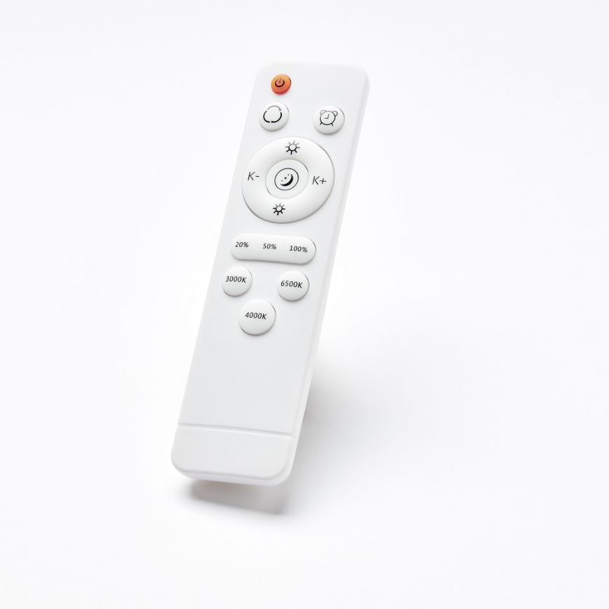 Brilliant - Dimbare LED plafondlamp BAARLO LED/36W/230V 3000-6500K diameter 50 cm zwart/rubber vijg + afstandsbediening