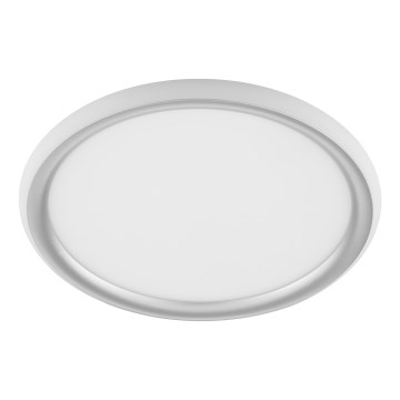 Brilliant - Dimbare LED-plafondlamp CARLOZ LED/16W/230V Ø 30 cm wit/grijs