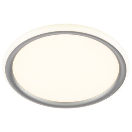 Brilliant - Dimbare LED-plafondlamp CARLOZ LED/16W/230V Ø 30 cm wit/grijs